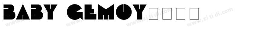 Baby Gemoy字体转换
